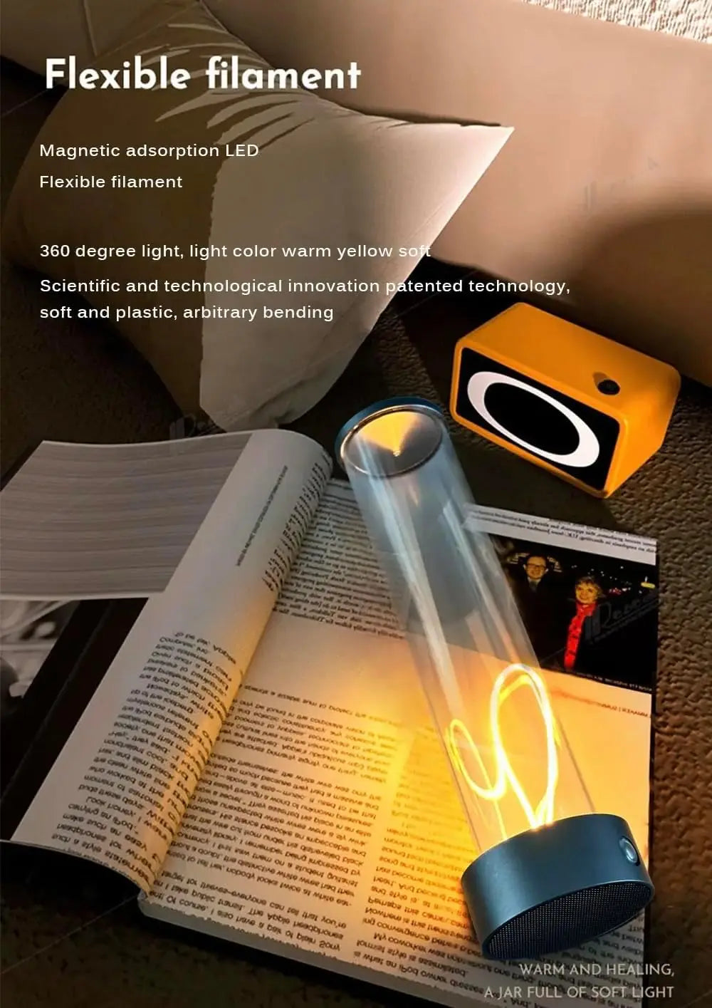 Magnetic LED Table Lamp